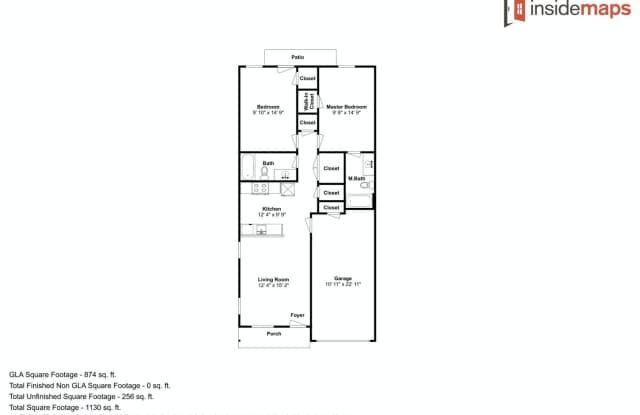 2 Bedroom 2 Bathroom 1 Car Garage Duplex Close to Broadway Extension, a short distance from Edmond and easy access to downtown OKC Gallery 4