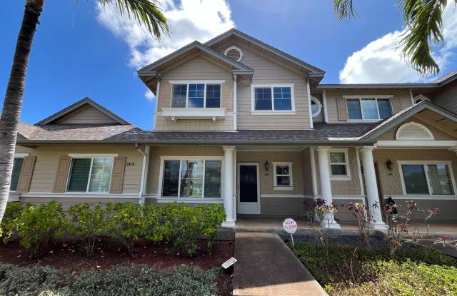 Spinnaker Place Townhomes (Ewa Beach) - 3 bedrooms, central A/C, 2 car garage - 91-2051 Kai 'Oli Street, Ocean Pointe, HI 96706