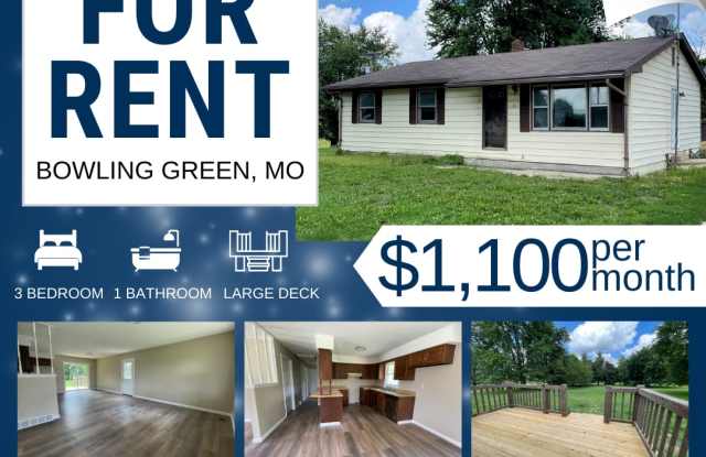 3 Bedroom house FOR RENT in Bowling Green, MO photos photos