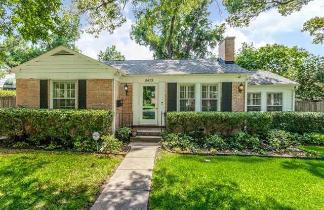 5419 Bradford Drive - 5419 Bradford Drive, Dallas, TX 75235