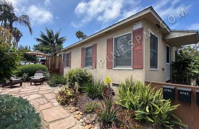 Charming 1 Bedroom Cottage in Ocean Beach - 4765 Orchard Avenue, San Diego, CA 92107