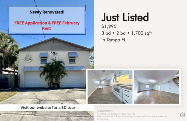 6420 South Adelia Avenue - B - 6420 South Adelia Avenue, Tampa, FL 33616