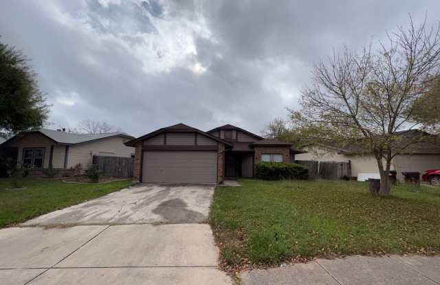 NICE  SPACIOUS! 3 BEDROOM / 2 BATH HOME LOCATED IN SPRING MEADOWS*FRESH INTERIOR PAINT*NEW FLOORING THROUGHOUT*FIREPLACE IN LIVING ROOM* - 7534 Longing Trail, Bexar County, TX 78244