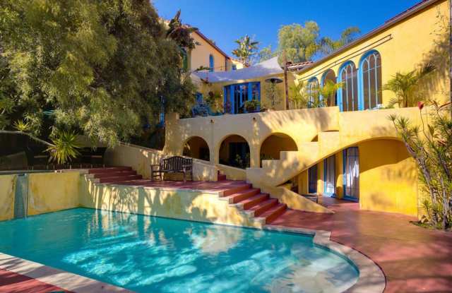 Glorious Gated Private 3 bed/ 3 bath Furnished Spanish Villa with Pool and Hot Tub in the Heart of Los Feliz! photos photos