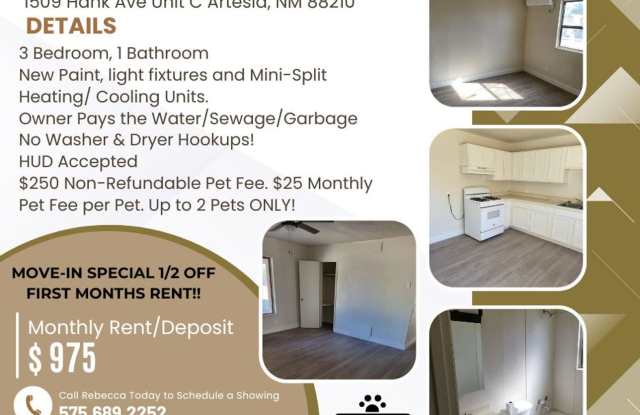 1509 Hank - 1509 West Hank Avenue, Artesia, NM 88210