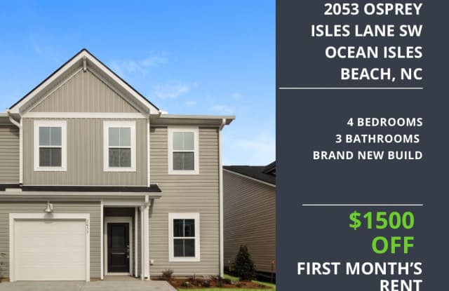 $1500 Off 1st Month's Rent! Brand New Home  - 4 Br/2.5 Bath, Pet-Friendly in Rolling Hills. Short Drive to Southport/Only Minutes to Oak Island! photos photos