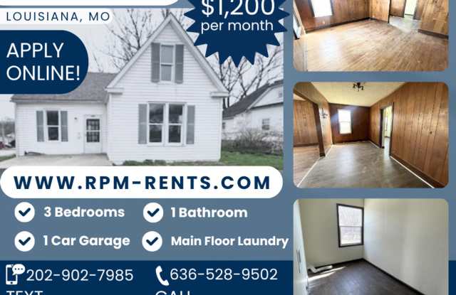 3 Bed 1 Bath House in Louisiana, MO photos photos
