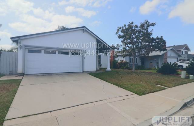 Spacious 4 Bedroom Home in Prime Mira Mesa Location- MOVE IN SPECIAL $300 OFF FIRST MONTH'S RENT!! - 8679 Ara Place, San Diego, CA 92126