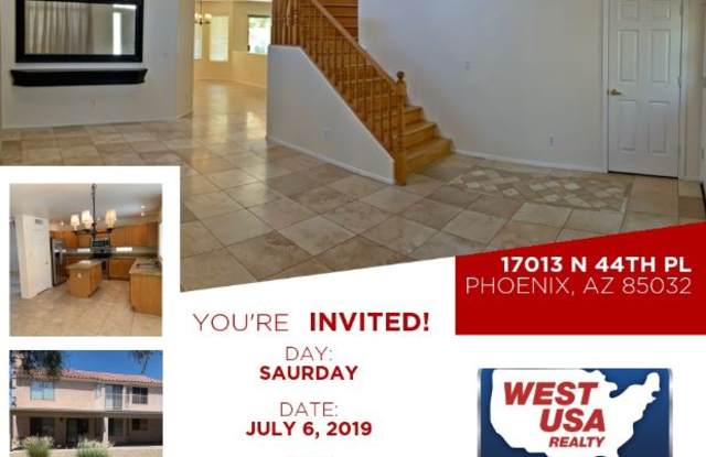 17013 N 44th Pl - 17013 North 44th Place, Phoenix, AZ 85032