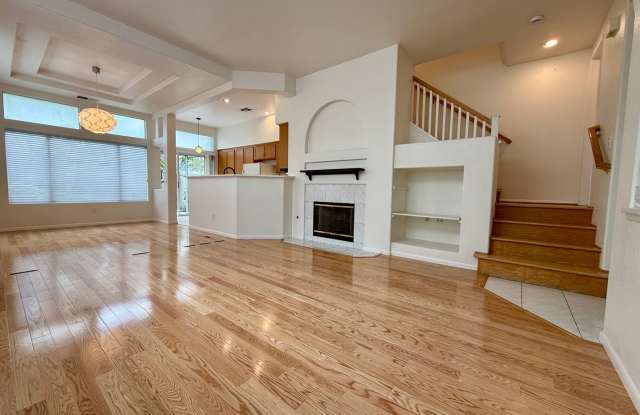 Spacious 3 Bedroom 2.5 Bath Townhouse with Private Garden Patio  a Community Pool/Spa! Attached TWO CAR GARAGE + IN UNIT WASHER DRYER! Air Conditioning Included! photos photos