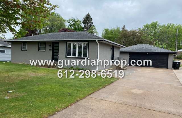 House Available September 1 in Mounds View, Huge Lower Family Room, Updated Bathroom, Oversized Double Garage w/Shop photos photos