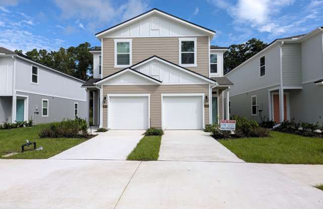 NOW LEASING - NEW 2026 VILLA CONSTRUCTION!! 3/2.5/1 with premium finishes in the a new development community of in Hansen Creek - conveniently located just off I-295 and Lem Turner Gallery 3