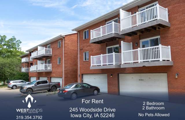 $1,650 | 2 Bedroom, 2 Bathroom Condo | Furnished | No Pets Allowed | Available for August 1st, 2025 Move In! - 245 Woodside Drive, Iowa City, IA 52246