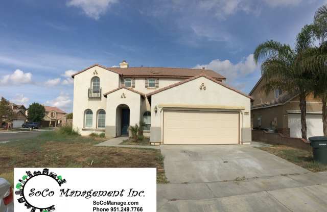 4 Bedroom / 4 Bathroom Perris Home - 1452 Cumberland Court, Perris, CA 92571
