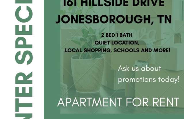 Charming 2 Bedroom Home in Jonesborough — Move-In Special Available! - 171 Hillside Drive, Washington County, TN 37659