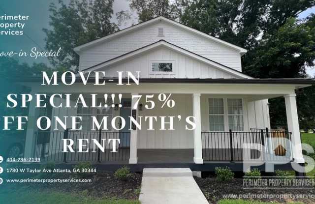 1780 W Taylor Ave - 1780 West Taylor Avenue, East Point, GA 30344