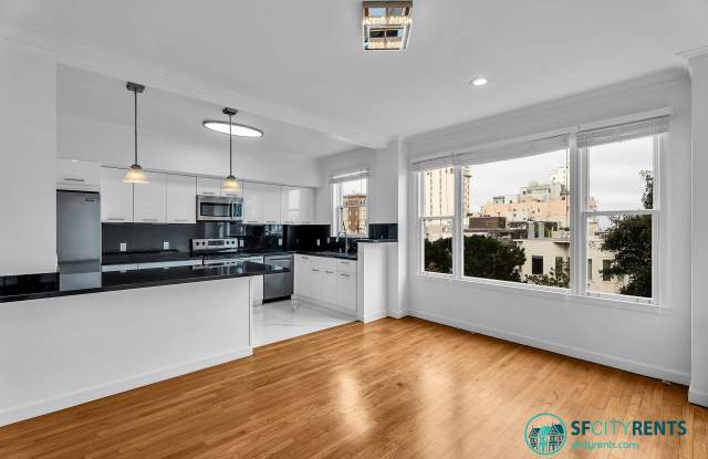 Russian Hill: Renovated 2 Bed Apartment w/ In-Unit Washer & Dryer, Optional Garage Parking & FREE Utilities Gallery 3