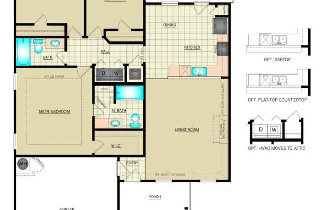 Pre-Leasing Now! Three Bedroom | Two Bath Home in East Village with Covered Back Porch Gallery 3
