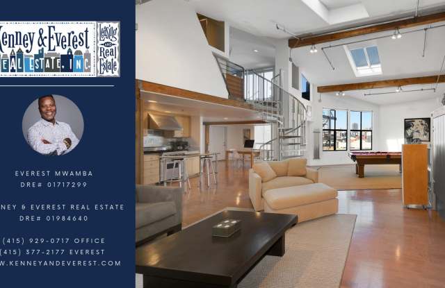 OPEN HOUSE: Sunday (10/4) 2:00pm-2:30pm Stunning and One-of-a-kind Two-level SoMa loft, Private Deck w/ Views, Parking Included, Small Pet Friendly (65 Norfolk Street #6) Gallery 1