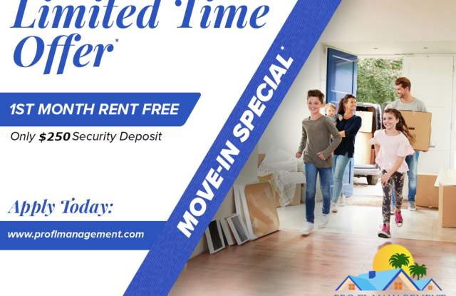 1ST MONTH FREE RENT 1 Bed 1 Bath Unit with Central Air Pet Friendly with Washer Dryer Hook Ups in Unit Section 8 Welcome photos photos