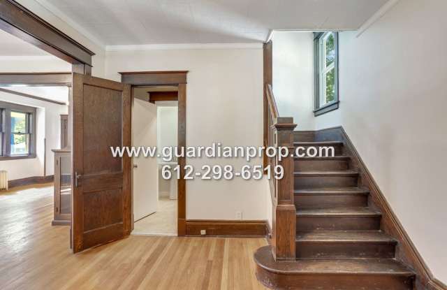 Large House in Hamline Midway Available Now, Original Woodwork, Updated Kitchen & Baths, 2 Car Garage Gallery 3