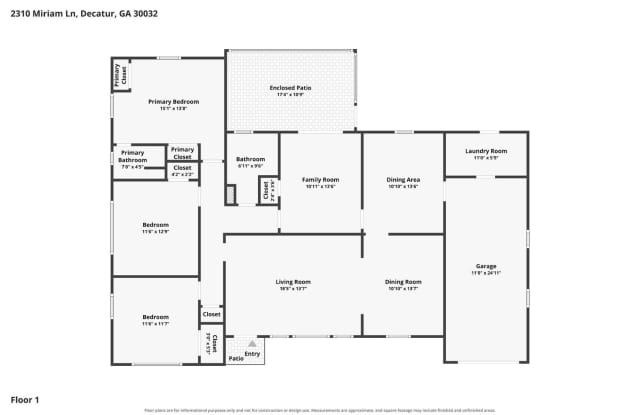 3BD/2BA Ranch Home for Rent – Fenced Yard, Garage & Hardwoods Gallery 3