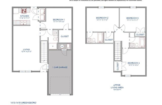 Large 4 bedroom Duplex Gallery 3