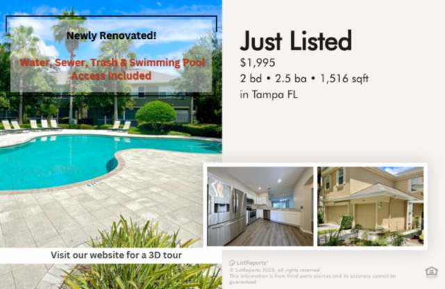 9828 Fan Palm Way - 9828 Fan Palm Way, East Lake-Orient Park, FL 33610