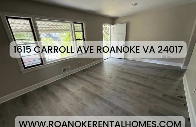 1615 Carroll Ave Roanoke, VA 24017--2bed/1bath Single Family Home $1,195 photos photos