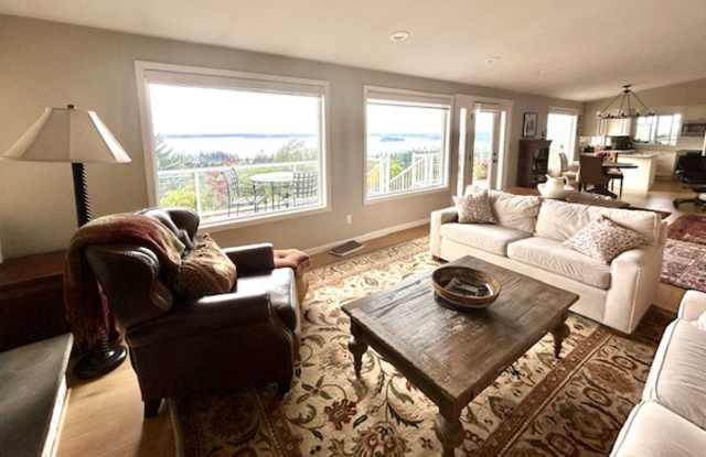 Furnished, Short-Term 4-6 mo. Camano Island Home with STUNNING VIEW - 919 Karen Ann Drive, Camano, WA 98282