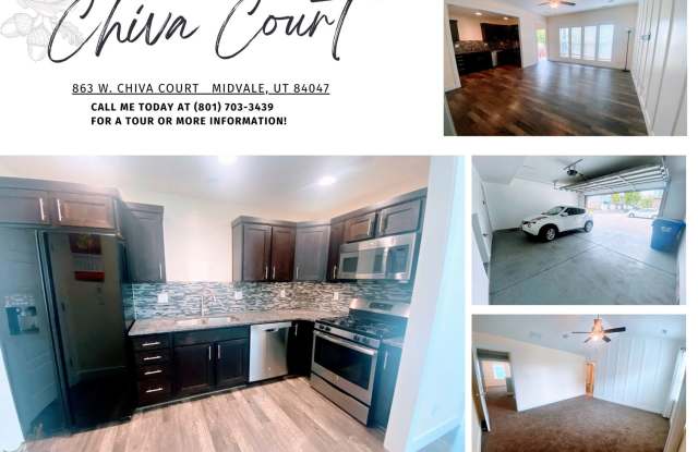 3 Bed x 2 Bath Townhome -2 car garage -  1320 FT2 - Yard Space & More Gallery 1
