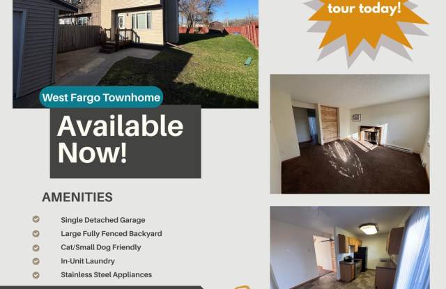 Pet-Friendly 3-Bed, 1-Bath with Massive Fenced in Backyard - 525 4th Avenue Northwest, West Fargo, ND 58078