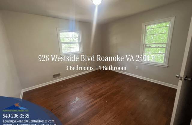 926 Westside Blvd 3 Bedroom|1 Bathroom $1125 Gallery 4
