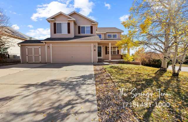 5BD/4BA MONUMENT HOME in THE HEIGHTS at JACKSON CREEK - Security Deposit Waiver Available - 5 Pistol Creek Drive, Monument, CO 80132