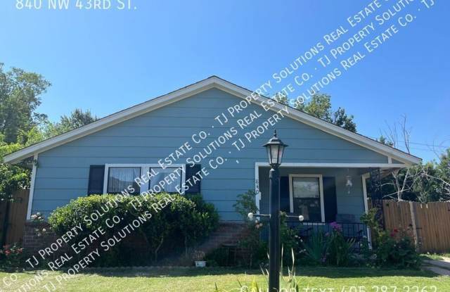 Three bedroom home near Uptown! - 840 Northwest 43rd Street, Oklahoma City, OK 73118