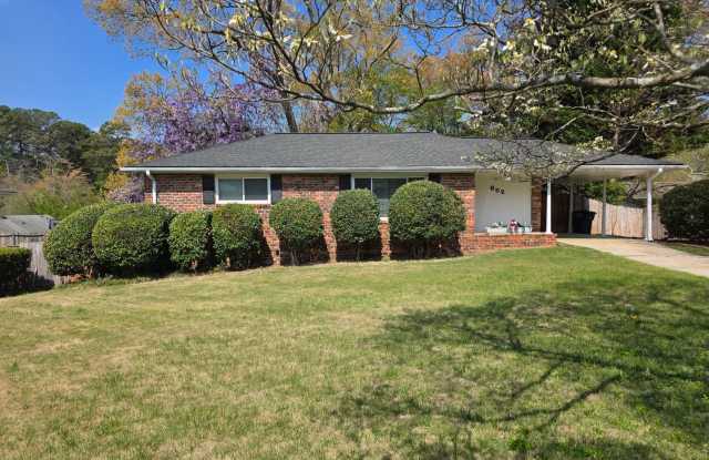 East Cobb Brick Ranch with Basement & Fenced Backyard - 652 Forest Ridge Drive Southeast, Cobb County, GA 30067