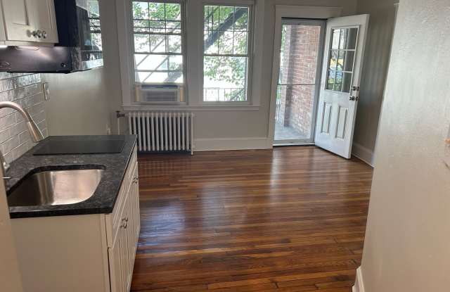 Studio apartment, Great location! Walk to T, shops, restaurants, Private porch! H/HW included! - 22 Chiswick Road, Boston, MA 02135