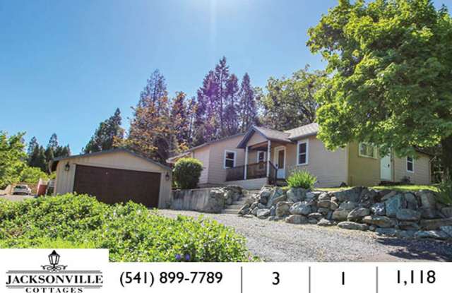 Hillside Cottage! Charming home with a view, 3-bd, 1-ba, fireplace, garage. $300 Utility fee photos photos