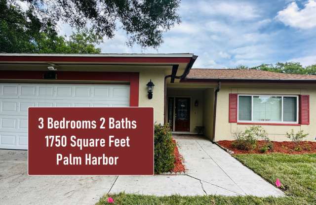 Spacious 3BR Palm Harbor Home with Fenced Yard & 2-Car Garage Gallery 1