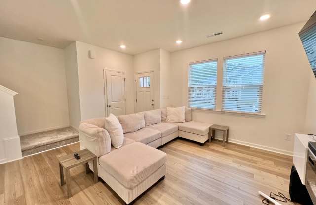 **OFFERING $50 RENT DISCOUNT PROMOTION FOR FIRST 6 MONTHS, REFUNDABLE APPLICATION FEES & $100 MOVE IN PROMOTION** Luxurious, Newly Built 3BD, 2.5BA Raleigh Townhome with Modern Features and Easy Access to I-40 and Downtown Raleigh Gallery 4