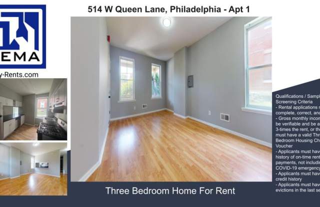 514 W Queen ln 3Br apartment ONLY with 3br Voucher photos photos