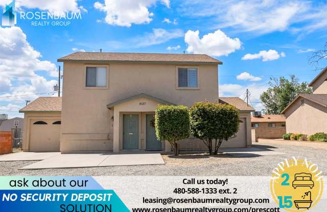 Charming 2-bedrooms, 1.5-baths two story duplex home in Prescott Valley! photos photos