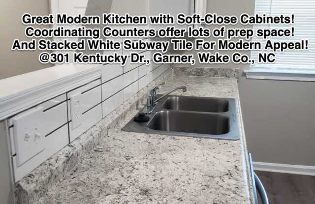 Sleek, Modern 2 Bedroom, 2 Full Bath, Single Level Corner Townhome in Garner! Only $1,375/mo! Gallery 3