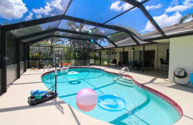 ** 3 BED\2 BATH SINGLE FAMILY HOME WITH PRIVATE HEATED POOL ** LELY GOLF ESTATES IN NAPLES FL ** SEASONAL ** photos photos