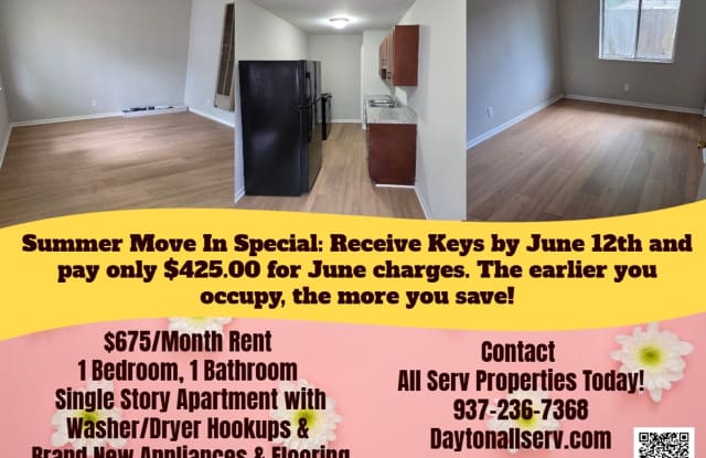 Charming 1Bed/1Bath Apartment with Washer/Dryer Hookups! photos photos