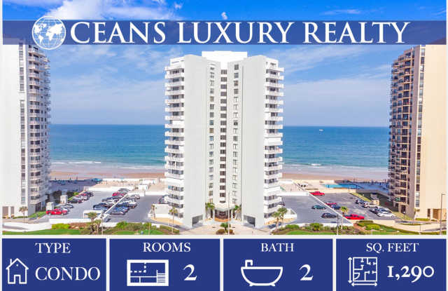 Fully Furnished 2-Bedroom, 2-Bath Beachfront Condo - 3047 South Atlantic Avenue, Daytona Beach Shores, FL 32118