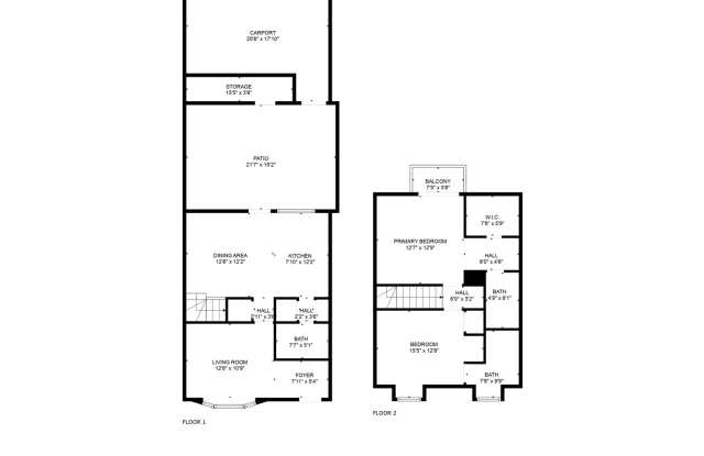 Very Large 2/2.5 Townhome with covered parking Gallery 3