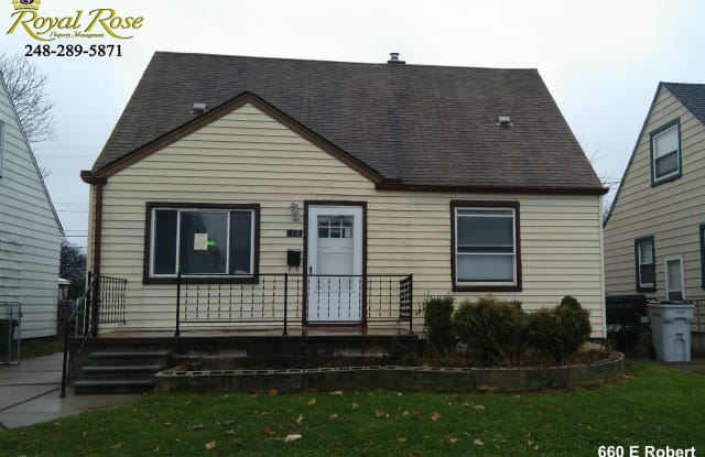 660 E Robert Ave - 660 East Roberts Avenue, Hazel Park, MI 48030