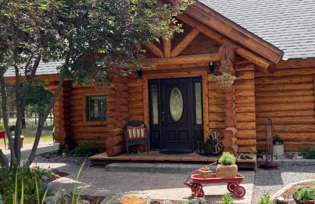 Beautiful Log Home with Shop photos photos
