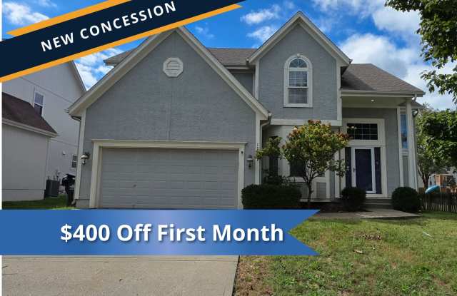 $400 OFF First Month!  4-Bedroom, 2.5 Bath Single Family for Rent in Overland Park, KS | Attached Garage | Gated backyard Gallery 1